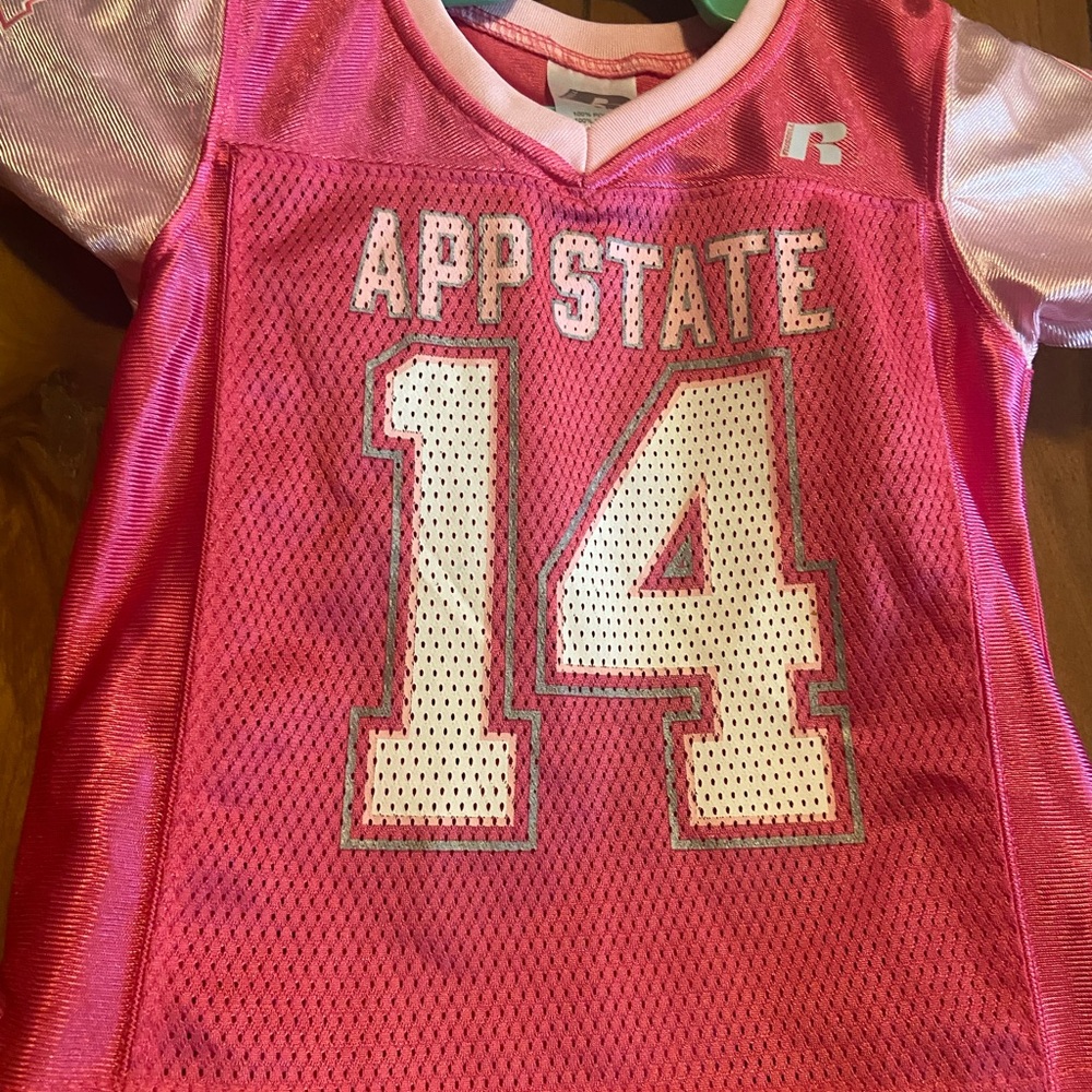 Russell Athletic Pink Appstate Jersey